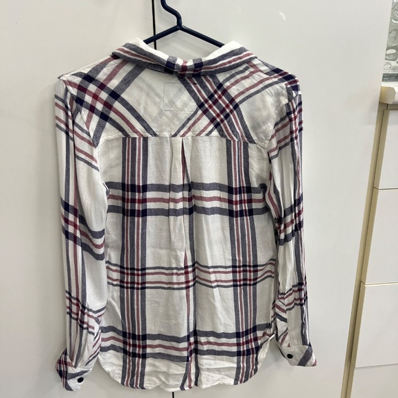 Rails Button Up Shirt-Women's Size XS (Red/White/Blue) - Picture 5 of 5